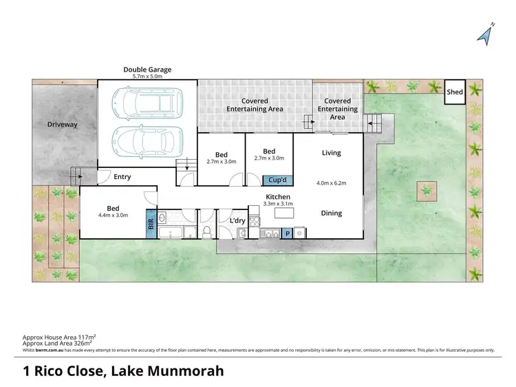 Floorplan of Homely house listing, 1 Rico Close, Lake Munmorah NSW 2259