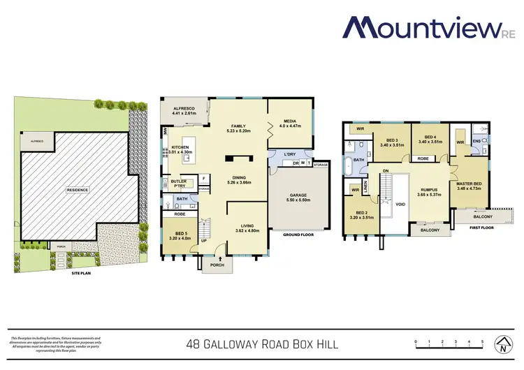 Floorplan of Homely house listing, 48 Galloway Road, Box Hill NSW 2765