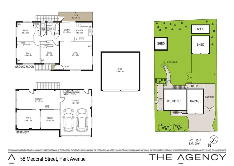 Floorplan of Homely house listing, 58 Medcraf Street, Park Avenue QLD 4701