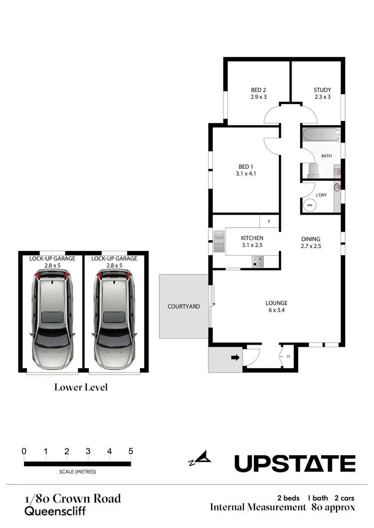 Floorplan of Homely apartment listing, 1/80 Crown Road, Queenscliff NSW 2096