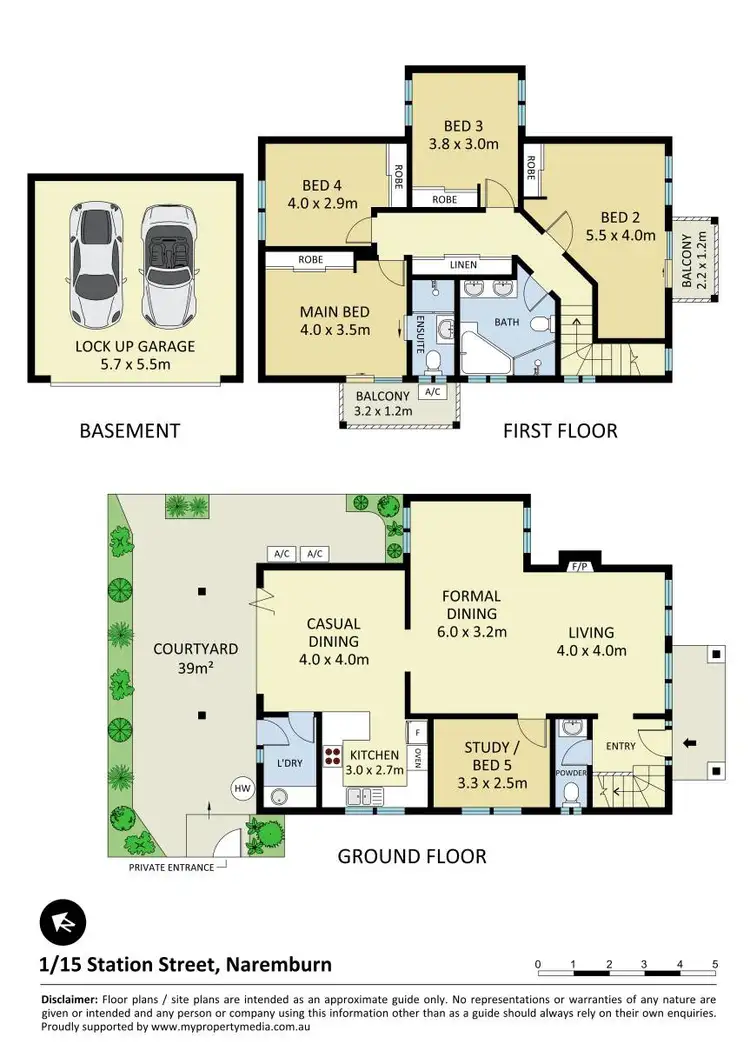 Floorplan of Homely house listing, 1/15 Station Street, Naremburn NSW 2065