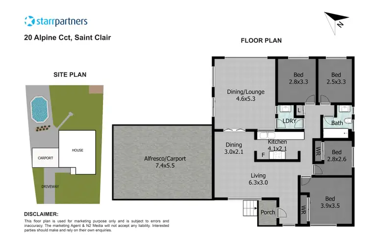 Floorplan of Homely house listing, 20 Alpine Circuit, St Clair NSW 2759