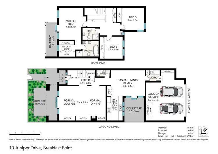 Floorplan of Homely townhouse listing, 10 Juniper Drive, Breakfast Point NSW 2137