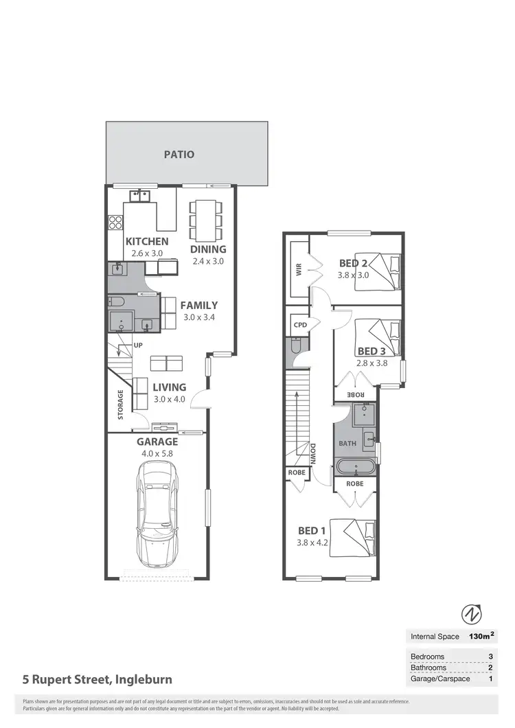 Floorplan of Homely house listing, 5 Rupert Street, Ingleburn NSW 2565