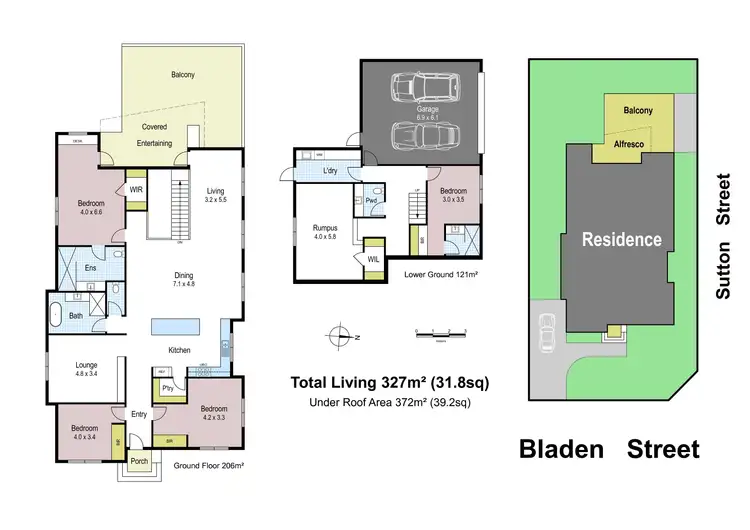 Floorplan of Homely house listing, 2 Bladen Street, Warragul VIC 3820