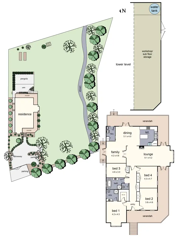 Floorplan of Homely house listing, 304 Swansea Road, Mount Evelyn VIC 3796