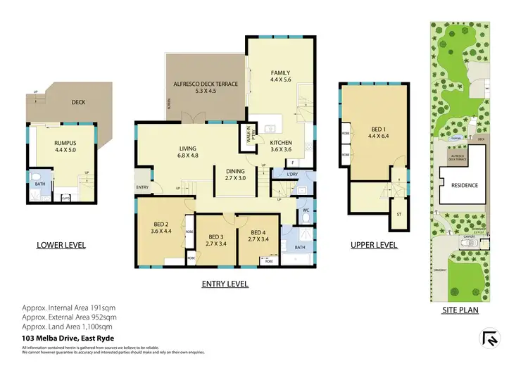 Floorplan of Homely house listing, 103 Melba Drive, East Ryde NSW 2113