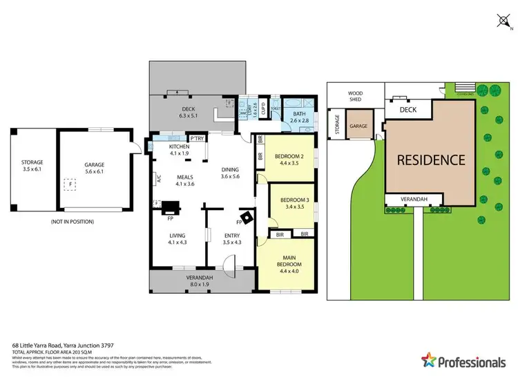 Floorplan of Homely house listing, 68 Little Yarra Road, Yarra Junction VIC 3797