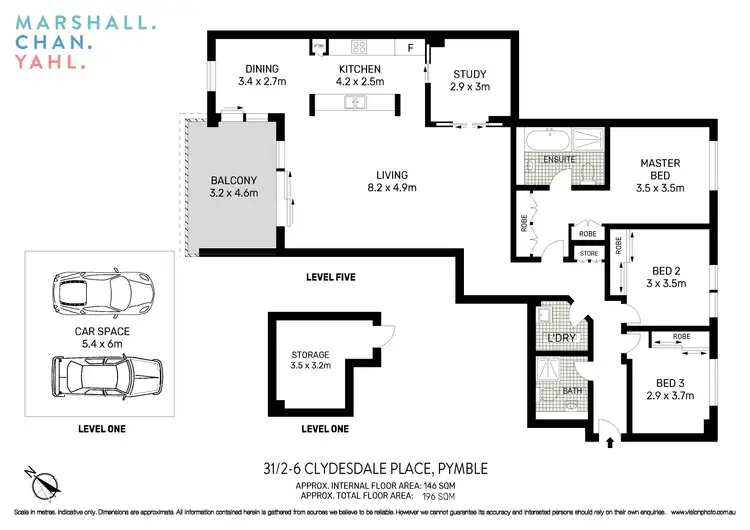 Floorplan of Homely apartment listing, 31/2-6 Clydesdale Place, Pymble NSW 2073
