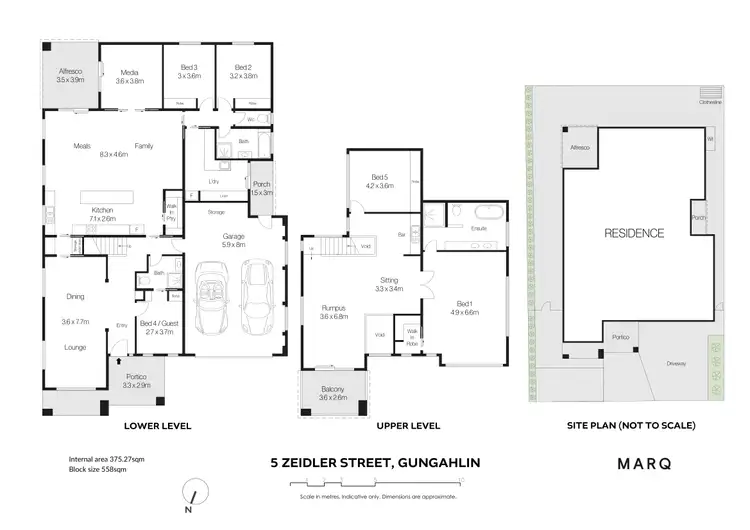 Floorplan of Homely house listing, 5 Zeidler Street, Gungahlin ACT 2912