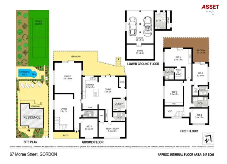 Floorplan of Homely house listing, 67 Moree Street, Gordon NSW 2072