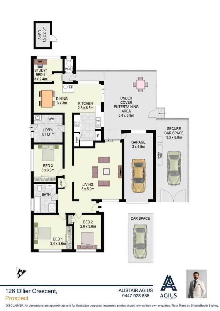 Floorplan of Homely house listing, 126 Ollier Crescent, Prospect NSW 2148