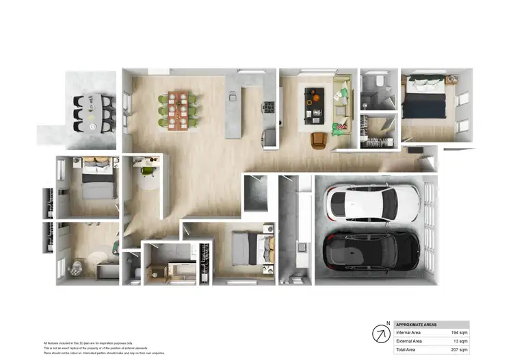 Floorplan of Homely house listing, 22 Ayes Avenue, Cameron Park NSW 2285