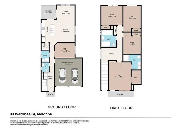 Floorplan of Homely house listing, 33 Werribee Street, Marsden Park NSW 2765