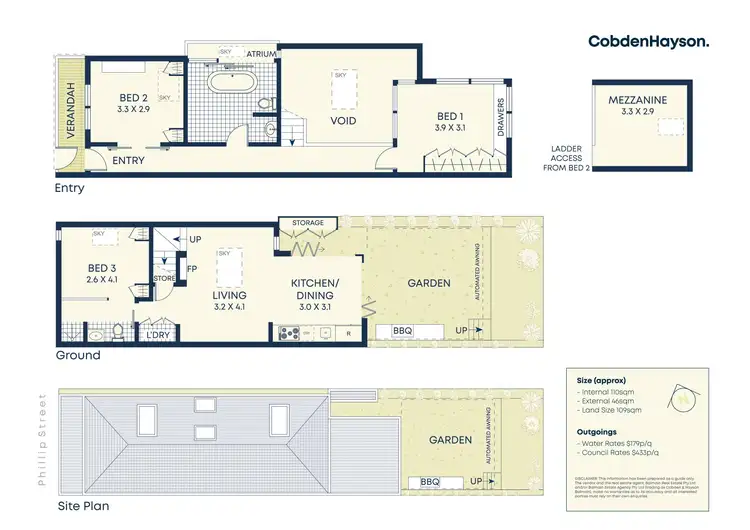 Floorplan of Homely house listing, 101 Phillip Street, Birchgrove NSW 2041