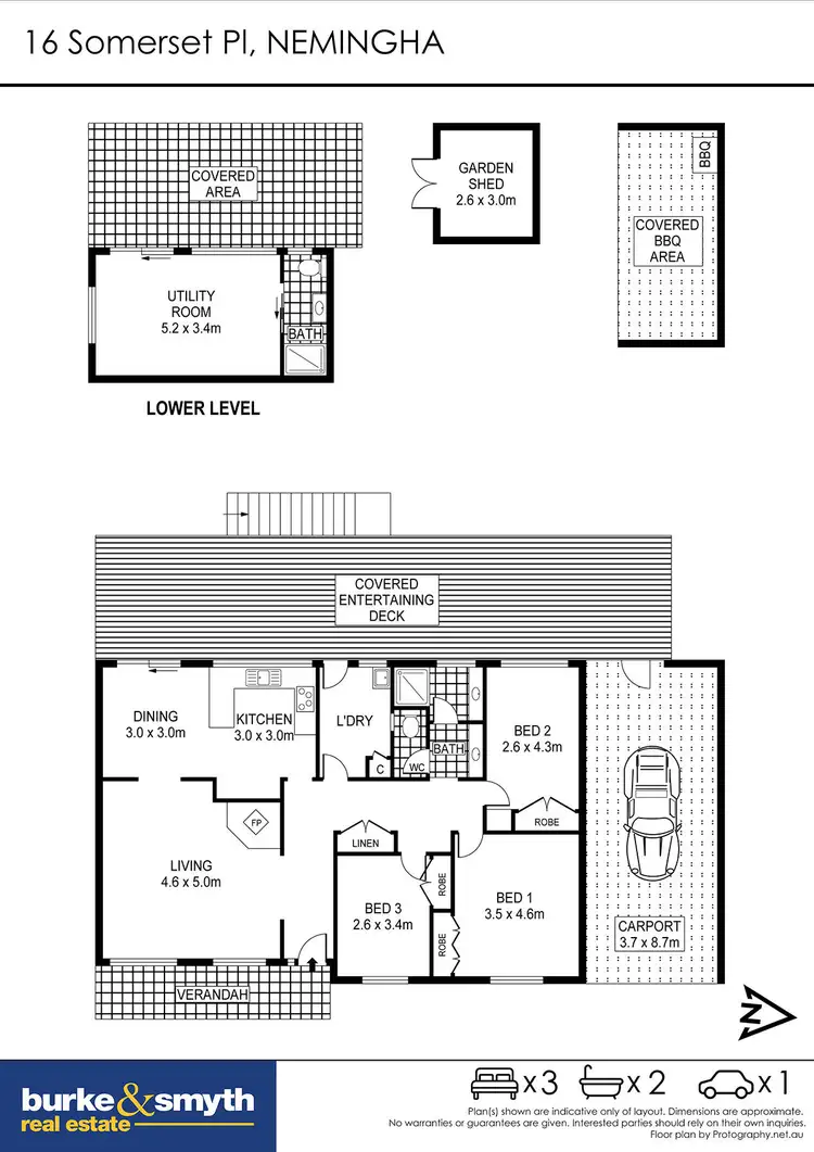 Floorplan of Homely house listing, 16 Somerset Place, Tamworth NSW 2340