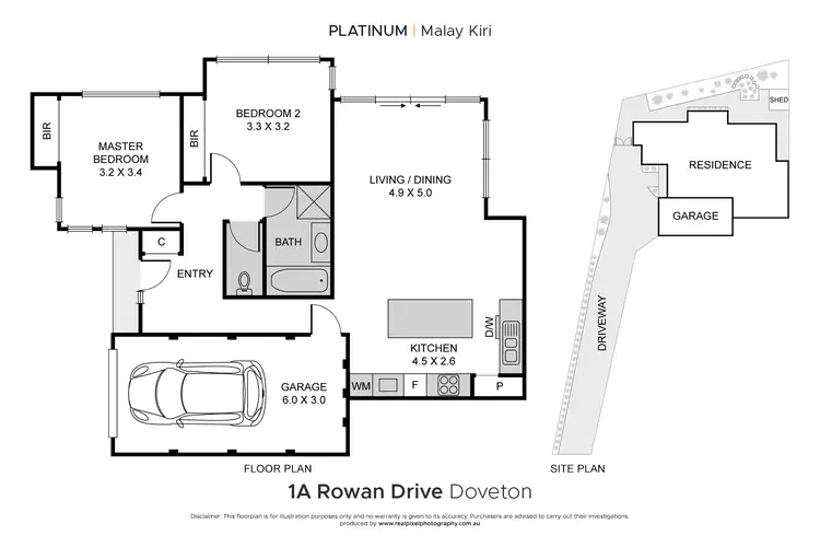 Floorplan of Homely unit listing, 1A Rowan Drive, Doveton VIC 3177