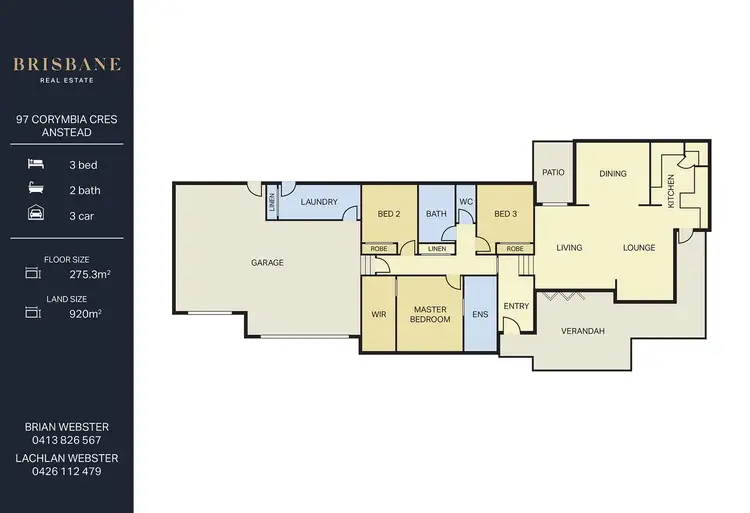 Floorplan of Homely house listing, 97 Corymbia Crescent, Anstead QLD 4070