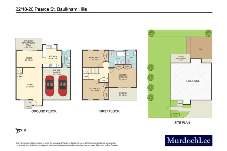 Floorplan of Homely townhouse listing, 22/18-20 Pearce Street, Baulkham Hills NSW 2153