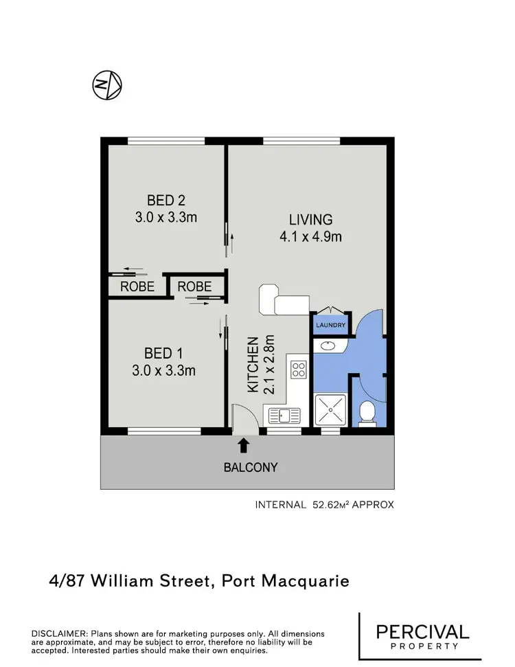 Floorplan of Homely unit listing, 4/87 William Street, Port Macquarie NSW 2444