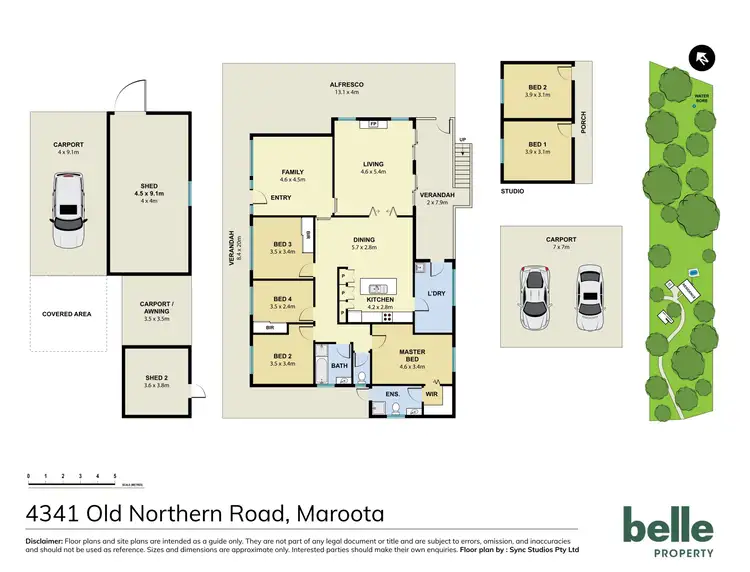 Floorplan of Homely house listing, 4341 Old Northern Road, Maroota NSW 2756