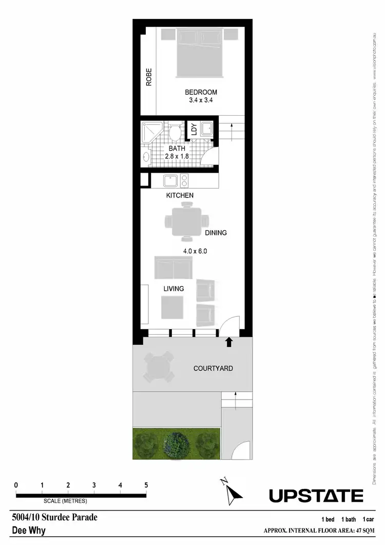 Floorplan of Homely unit listing, 5004/10 Sturdee Parade, Dee Why NSW 2099