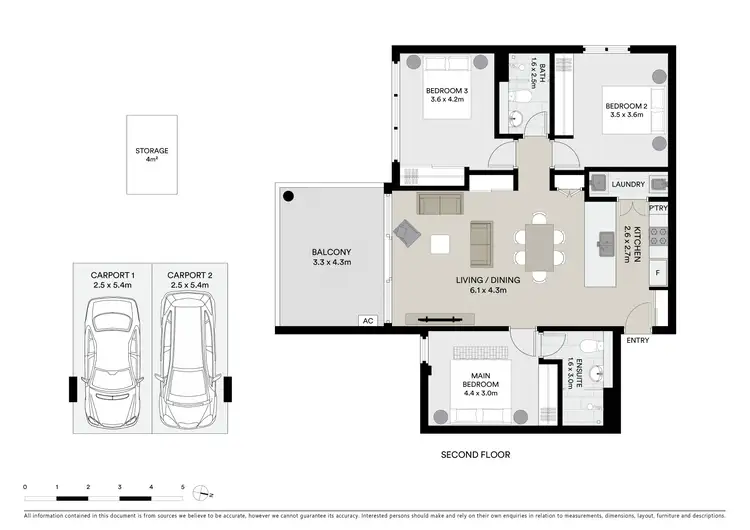 Floorplan of Homely unit listing, 76/44-52 Kent Street, Epping NSW 2121