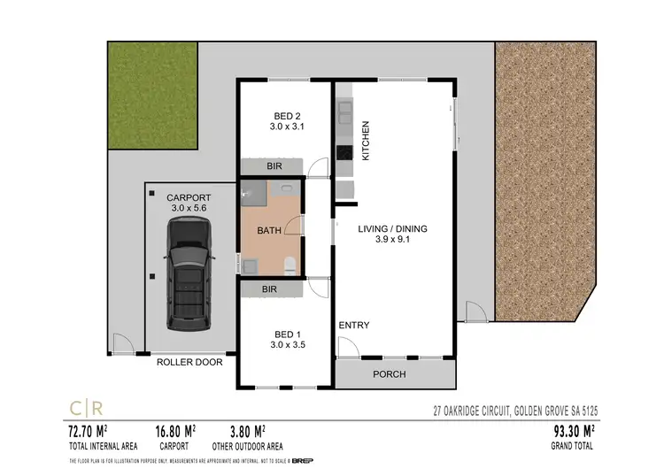 Floorplan of Homely house listing, 27 Oakridge Circuit, Golden Grove SA 5125
