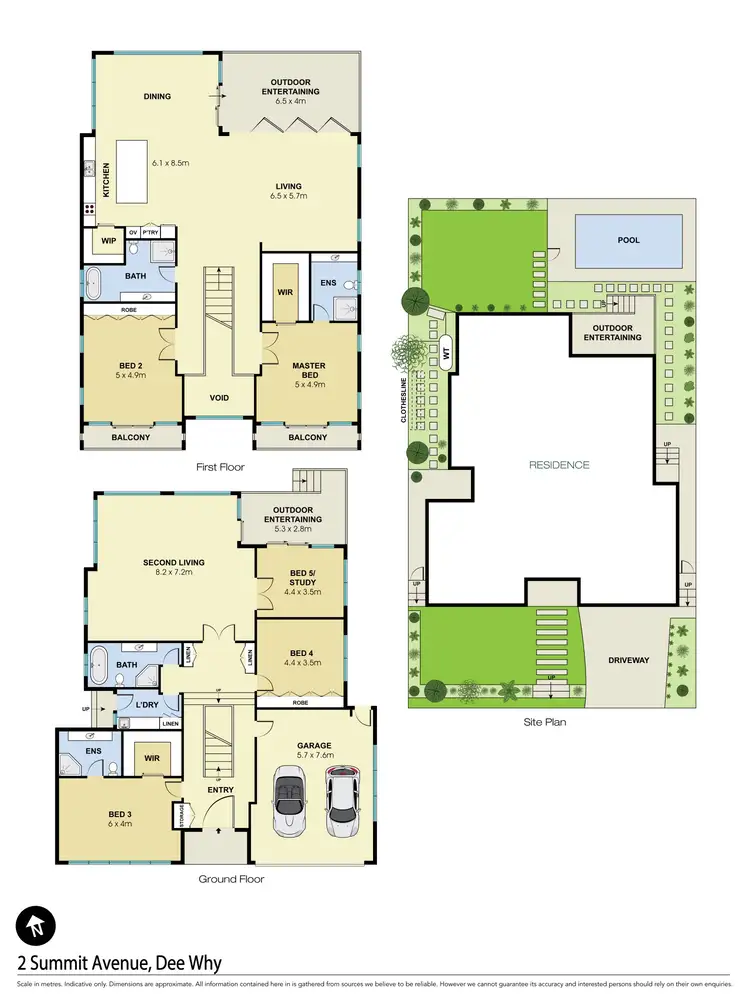 Floorplan of Homely house listing, 2 Summit Avenue, Dee Why NSW 2099