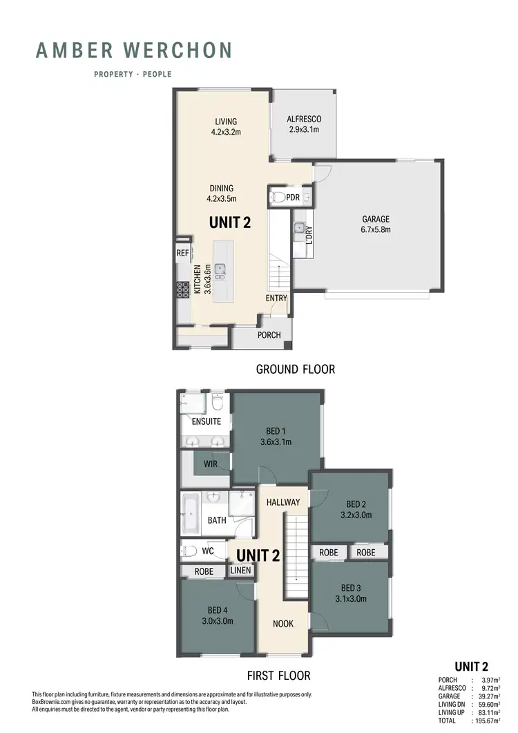 Floorplan of Homely semi-detached listing, 2/80 Great Keppel Way, Banya QLD 4551