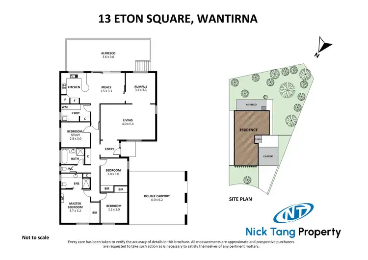 Floorplan of Homely house listing, 13 Eton Square, Wantirna VIC 3152