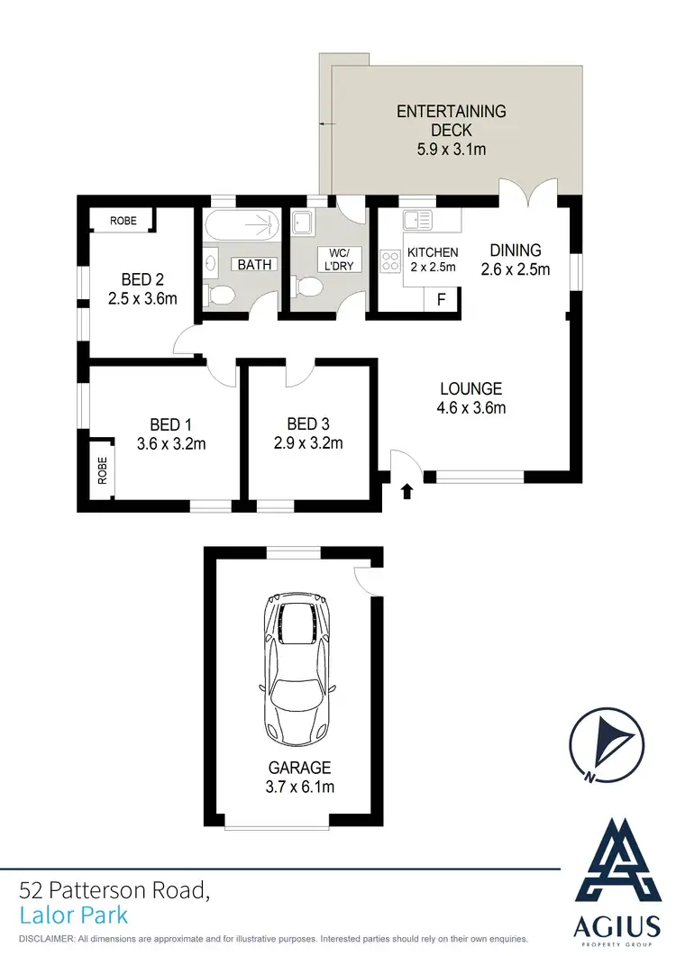 Floorplan of Homely house listing, 52 Patterson Road, Lalor Park NSW 2147