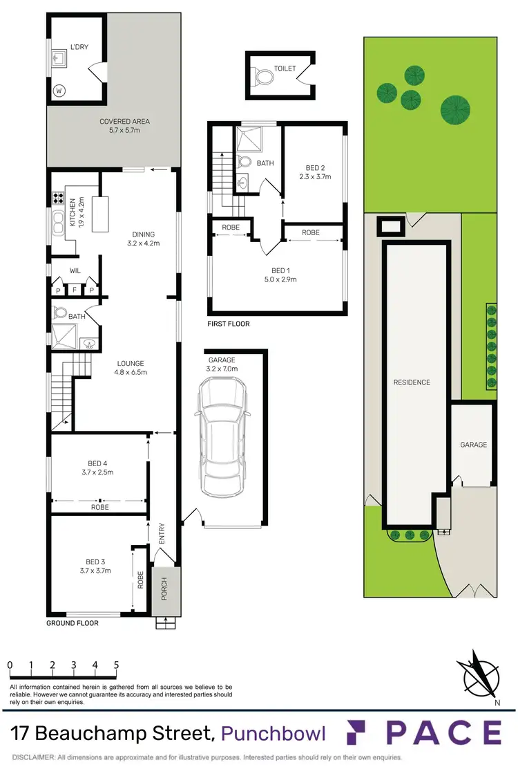 Floorplan of Homely house listing, 17 Beauchamp Street, Wiley Park NSW 2195