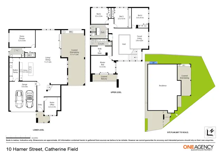 Floorplan of Homely house listing, 10 Hamer Street, Catherine Field NSW 2557