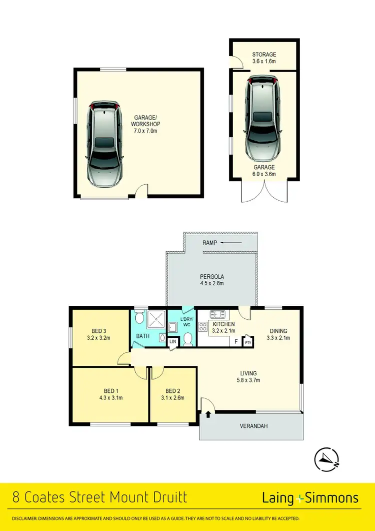 Floorplan of Homely house listing, 8 Coates Street, Mount Druitt NSW 2770