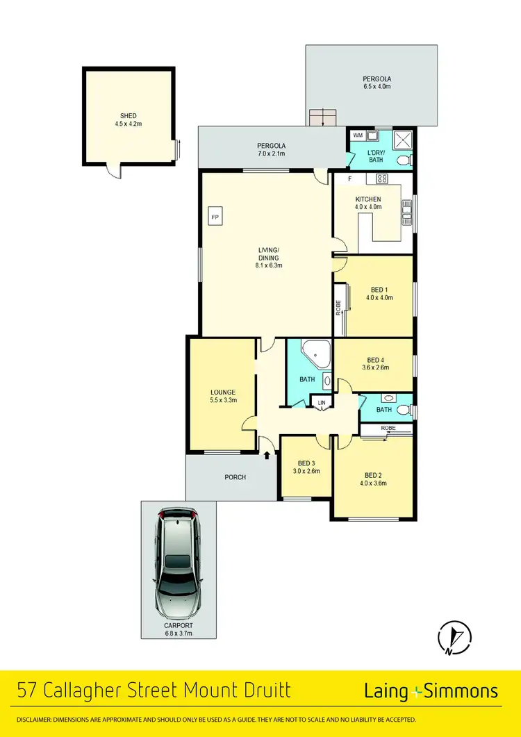 Floorplan of Homely house listing, 57 Callagher Street, Mount Druitt NSW 2770