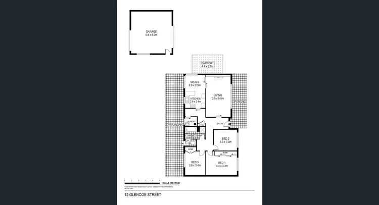 Floorplan of Homely house listing, 12 Glencoe Street, Kennington VIC 3550