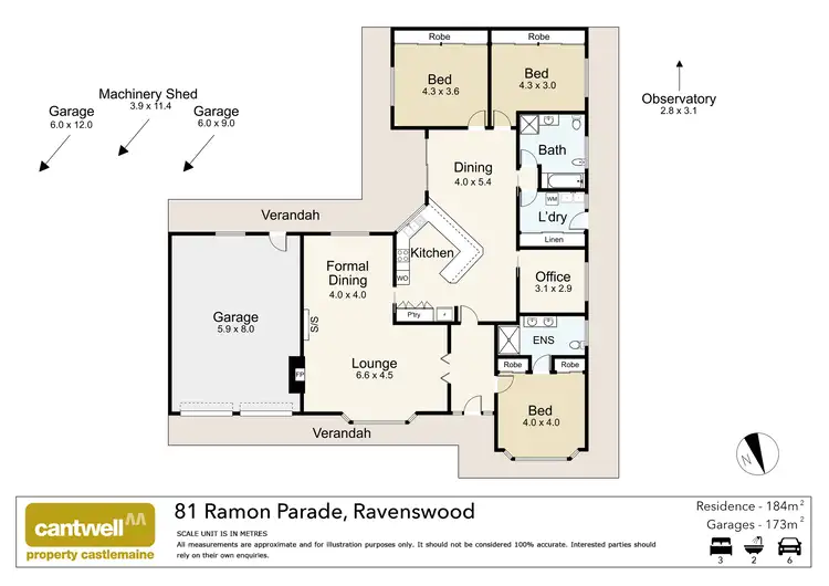 Floorplan of Homely house listing, 81 Ramon Parade, Ravenswood VIC 3453