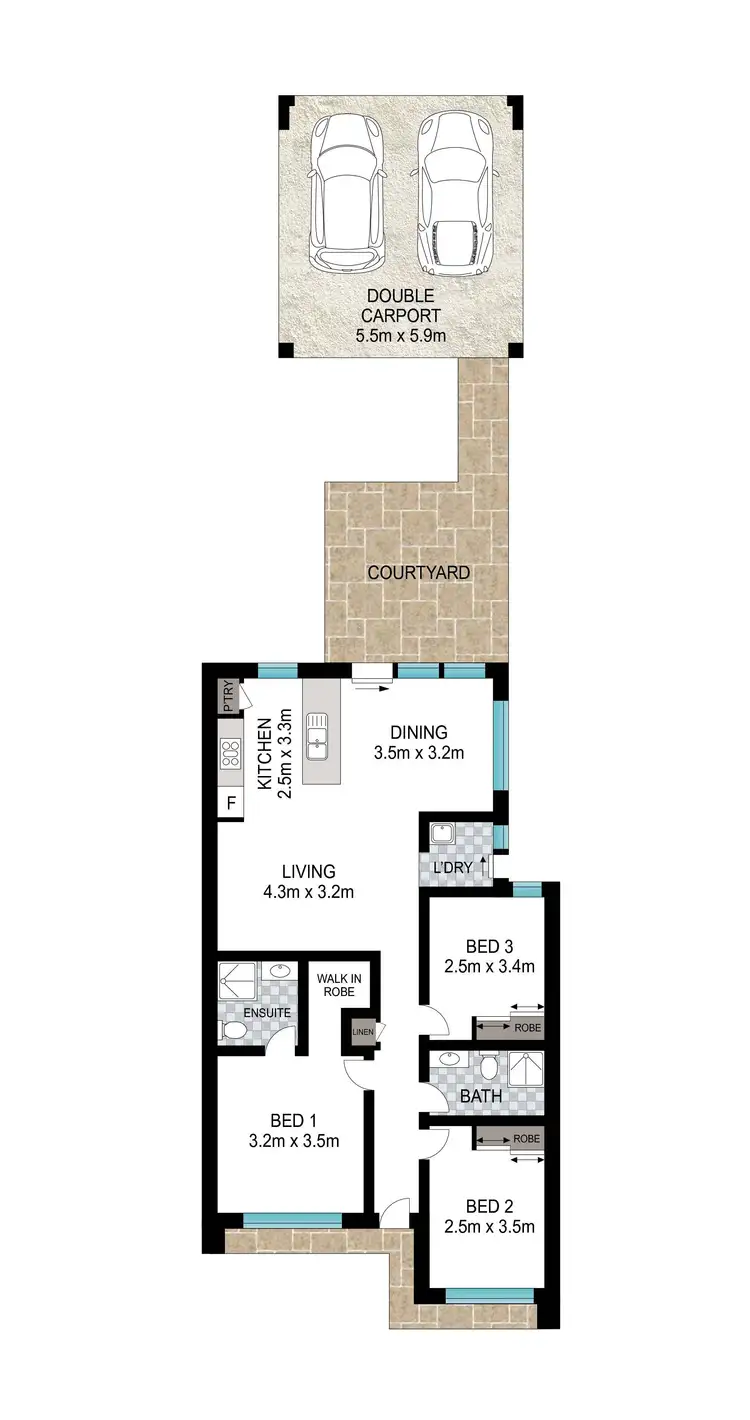 Floorplan of Homely house listing, 423 Parade Road, Dalyellup WA 6230