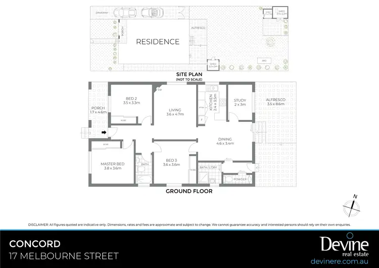 Floorplan of Homely house listing, 17 Melbourne Street, Concord NSW 2137