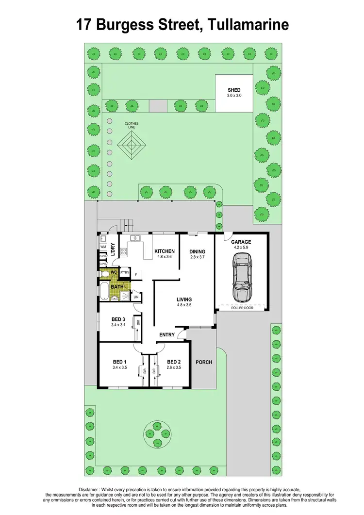 Floorplan of Homely house listing, 17 Burgess Street, Tullamarine VIC 3043