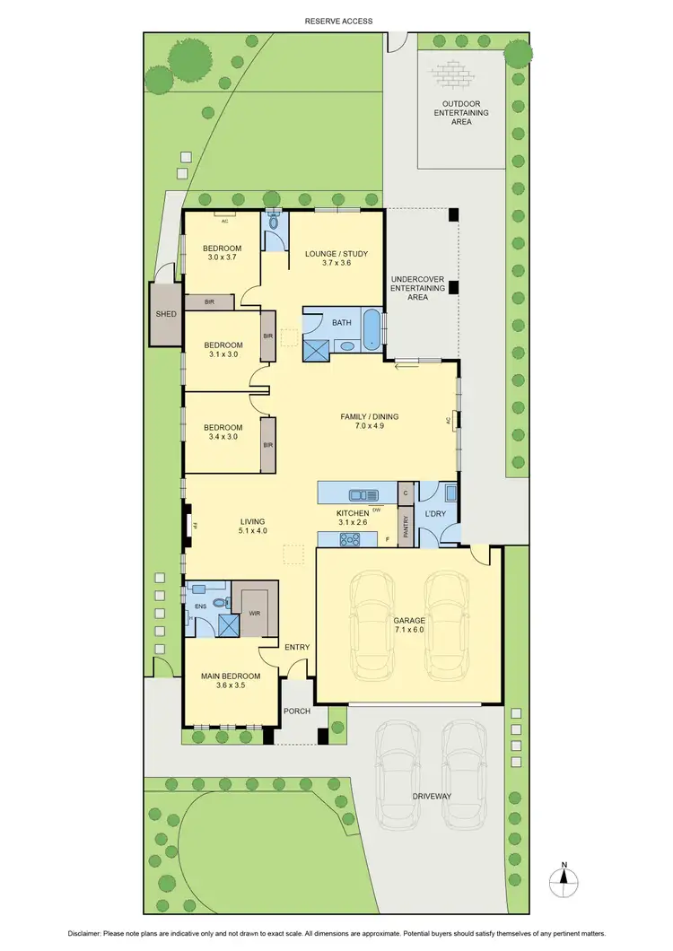 Floorplan of Homely house listing, 66 Strathnaver Avenue, Strathmore VIC 3041