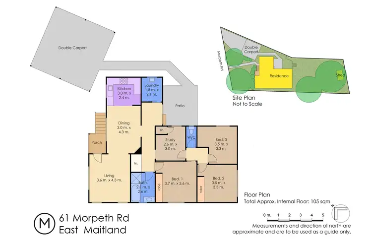 Floorplan of Homely house listing, 61 Morpeth Road, East Maitland NSW 2323