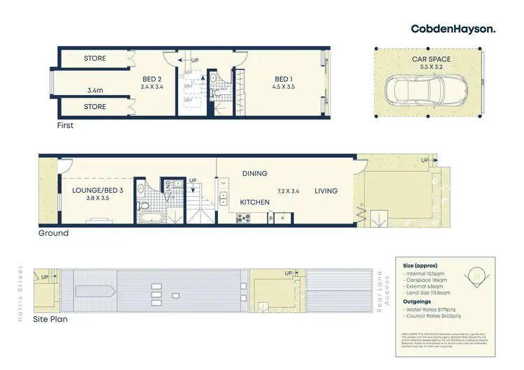 Floorplan of Homely house listing, 21 Harris Street, Balmain NSW 2041