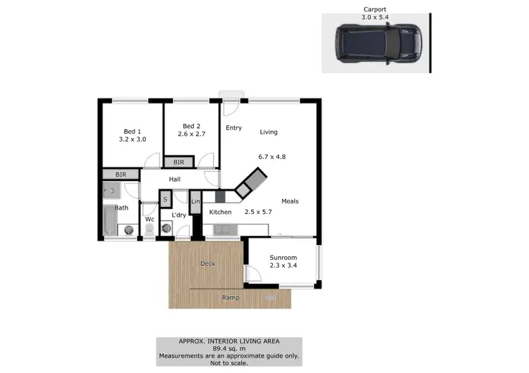Floorplan of Homely unit listing, 3/17 Main Street, Rutherglen VIC 3685