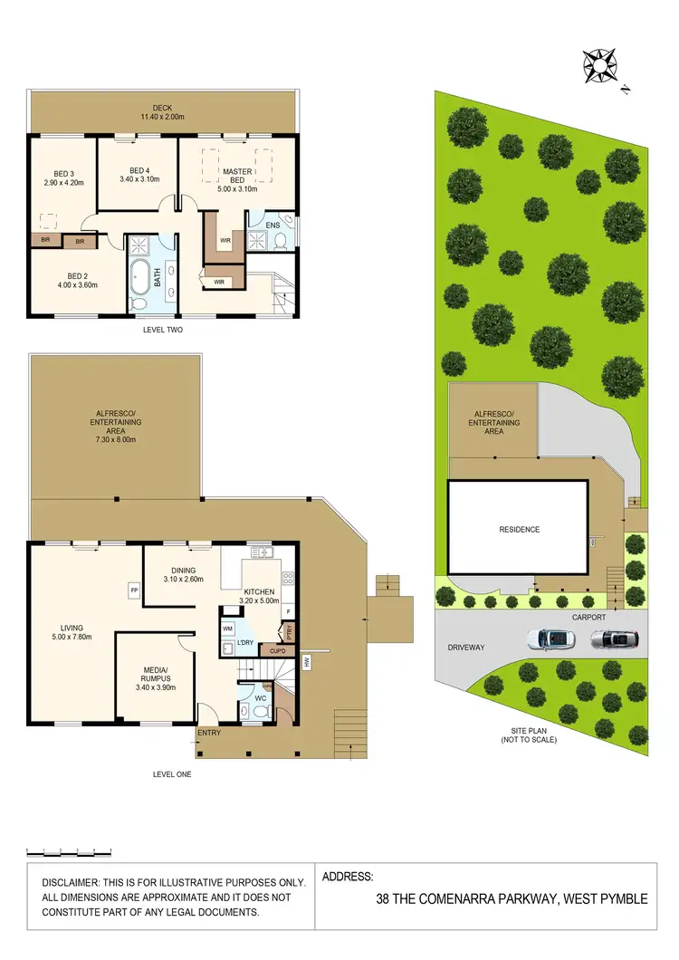 Floorplan of Homely house listing, 38 The Comenarra Parkway, West Pymble NSW 2073