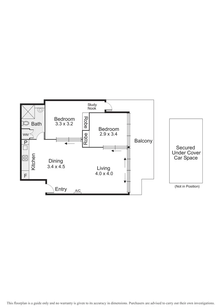 Floorplan of Homely apartment listing, 304/19 Pickles Street, Port Melbourne VIC 3207