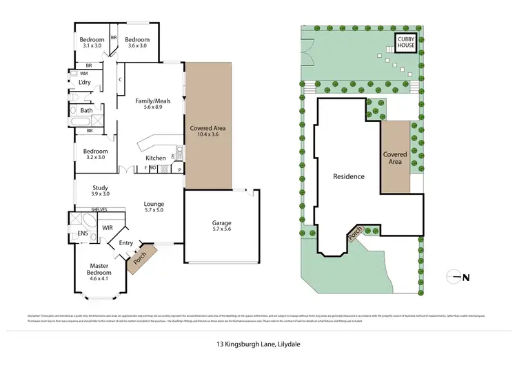 Floorplan of Homely house listing, 13 Kingsburgh Lane, Lilydale VIC 3140