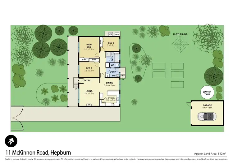Floorplan of Homely house listing, 11 McKinnon Road, Hepburn VIC 3461