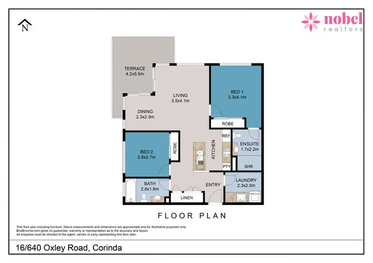 Floorplan of Homely apartment listing, 16/640 Oxley Road, Corinda QLD 4075